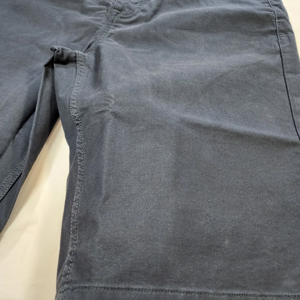 Red Ale Micro Corduroy Chino Shorts Navy Flat Front Casual Mens Size 31x11 - Picture 8 of 10